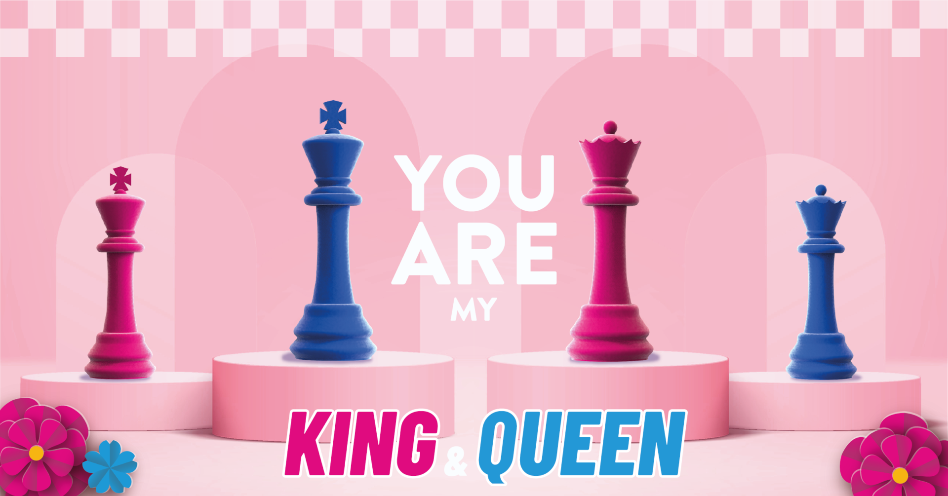 You are my king & Queen slider